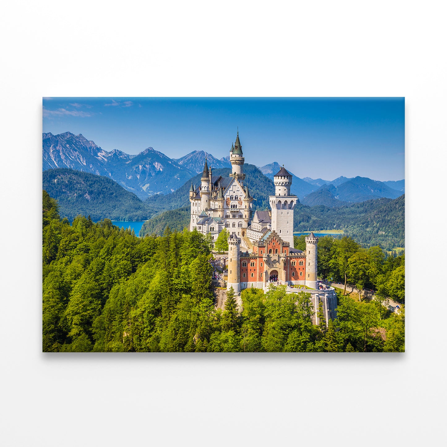 Famous Neuschwanstein Castle view Wall Art Decor 100% Australian Made