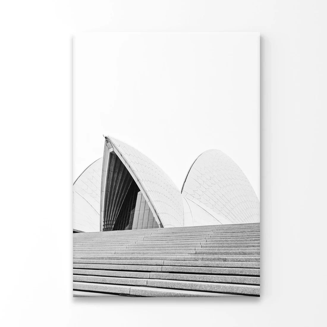 Black and White Sydney Opera House 60x90cm Print 100% Australian Made - Bella Home Decor