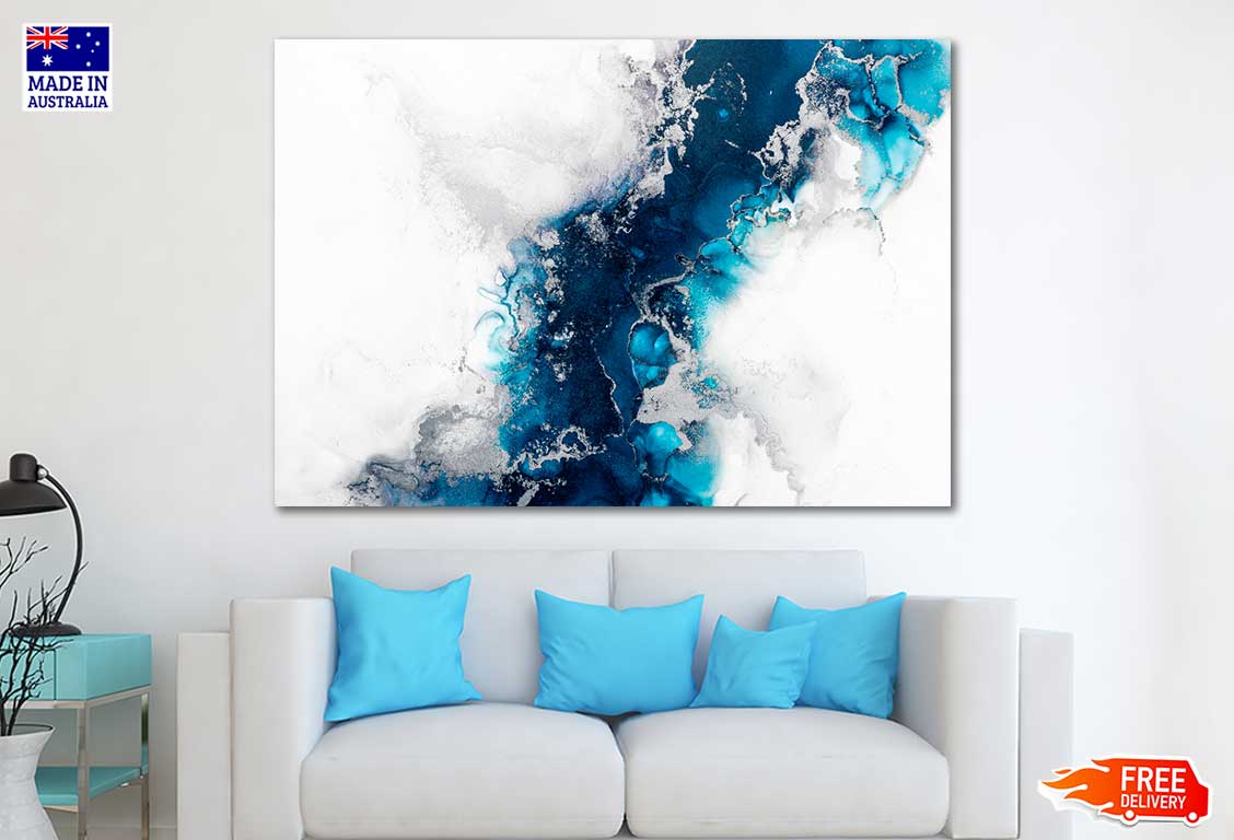 Marble Ink Abstract Art Print 100% Australian Made