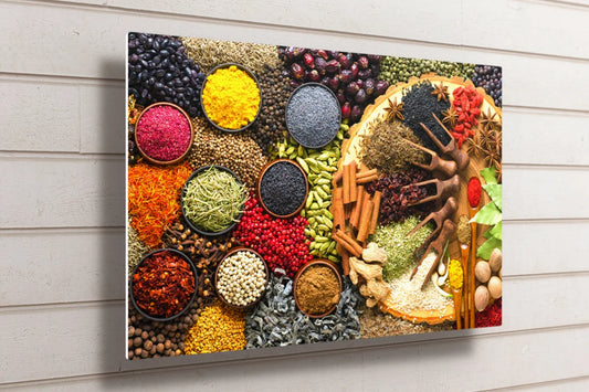 Herbs And Spices UV Direct Aluminum Print Australian Made Quality