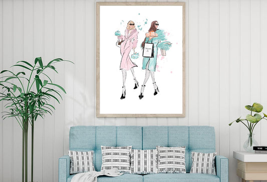 Stylish Women Design Home Decor Premium Quality Poster Print Choose Your Sizes
