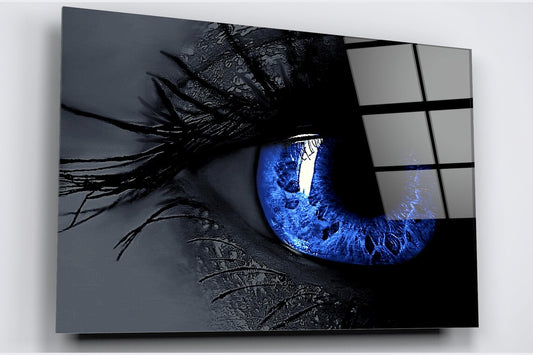 Blue Eye Acrylic Glass Print Tempered Glass Wall Art 100% Made in Australia Ready to Hang
