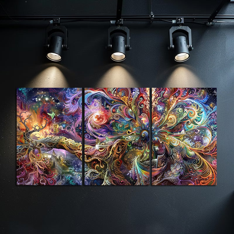 3pcs Oil Painting Lying on the Lawn Wall Art Set Canvas Framed 60x90cm - High Quality Print 100% Australian Made Wall Canvas Ready to Hang