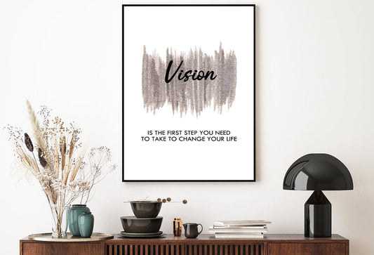 Vision Quote Home Decor Premium Quality Poster Print Choose Your Sizes