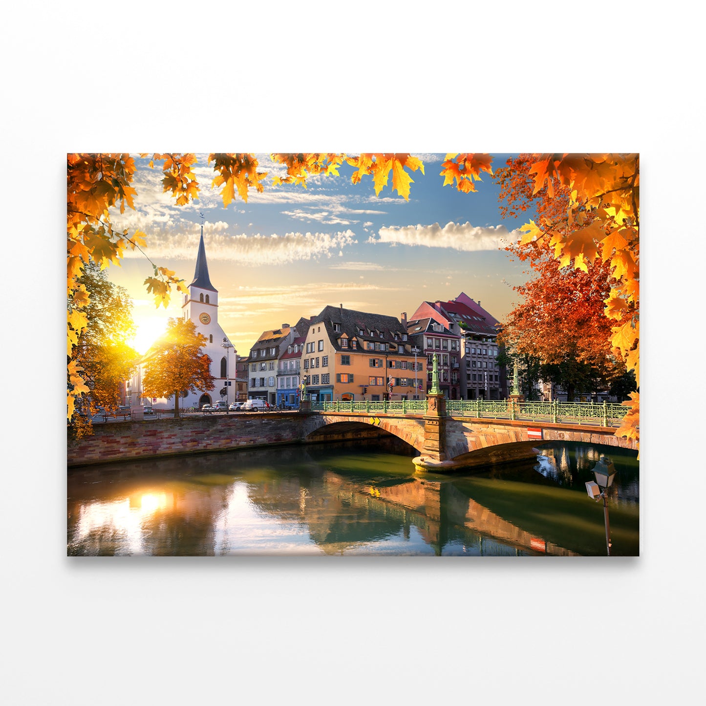 Saint Guillaume Church Strasbourg Wall Art Decor 100% Australian Made