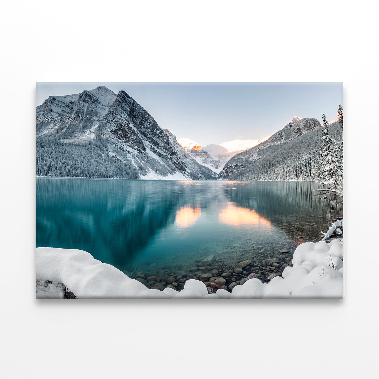Lake Louise with Mountain View Wall Art Decor 100% Australian Made