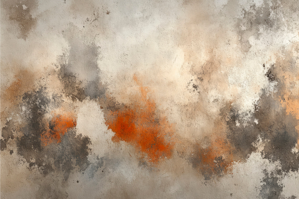 Abstract Beige Brown Watercolor Wall Art Decor 100% Australian Made