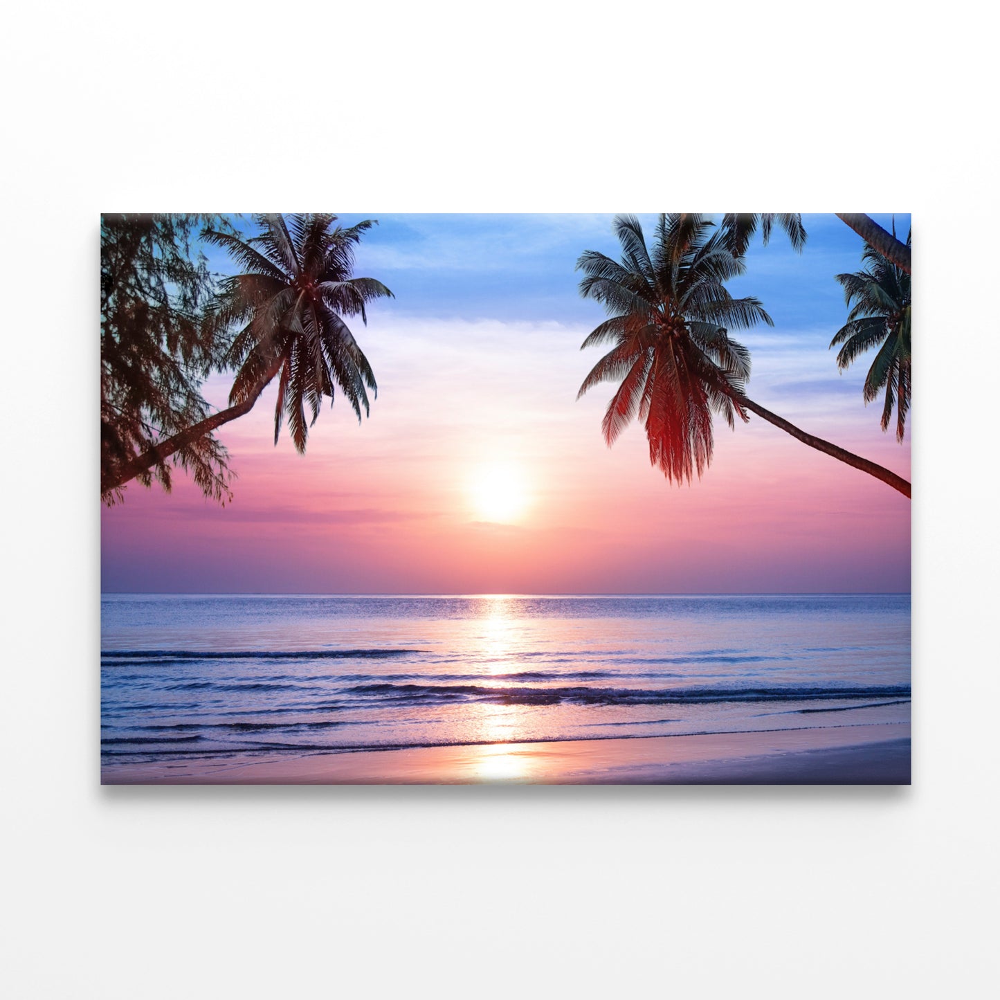 Sunrise on Tropical Island Beach Wall Art Decor 100% Australian Made