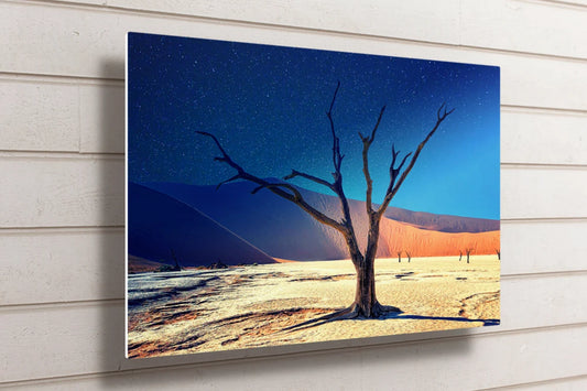 Namib Desert Sunset UV Direct Aluminum Print Australian Made Quality