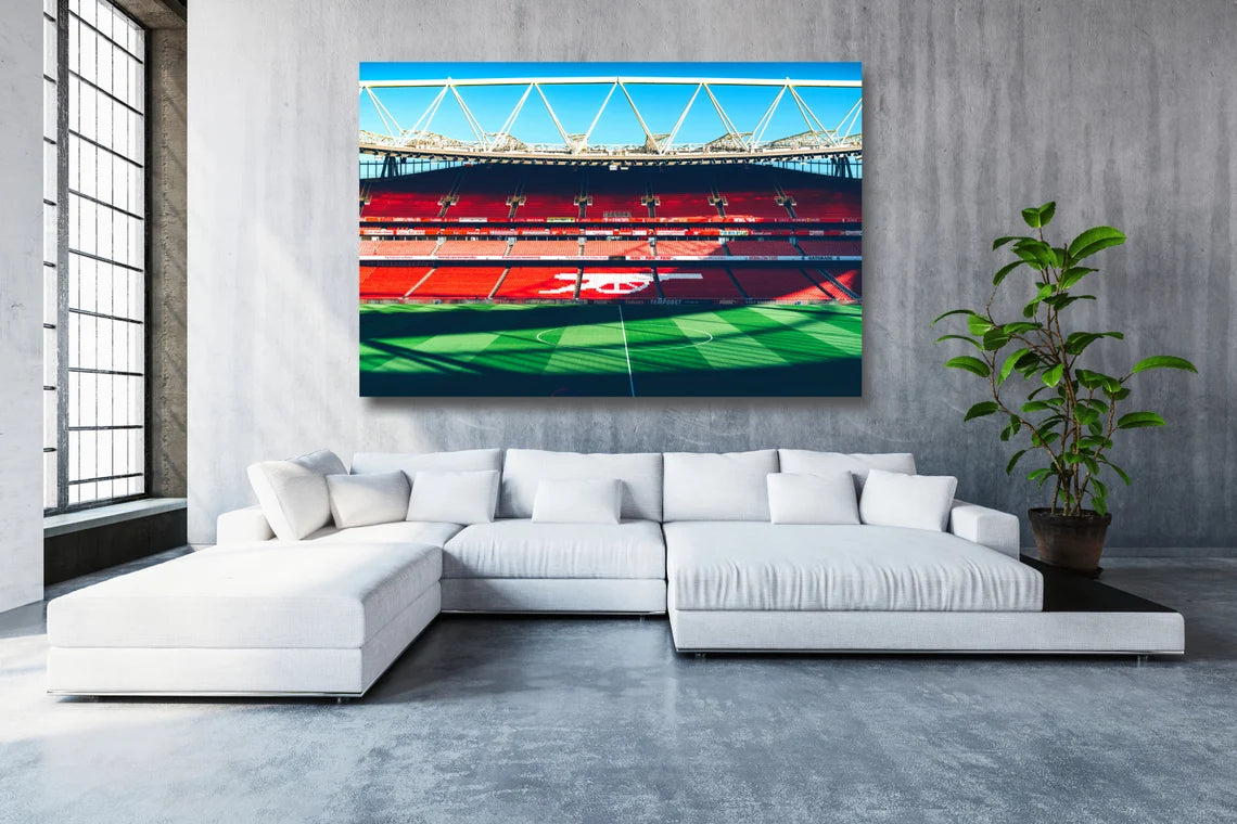 Arsenal Emirates Stadium UV Direct Aluminum Print Australian Made Quality