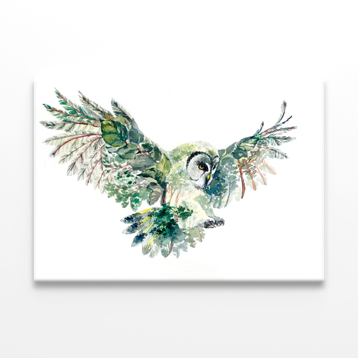 Forest Owl Wall Art Decor 100% Australian Made