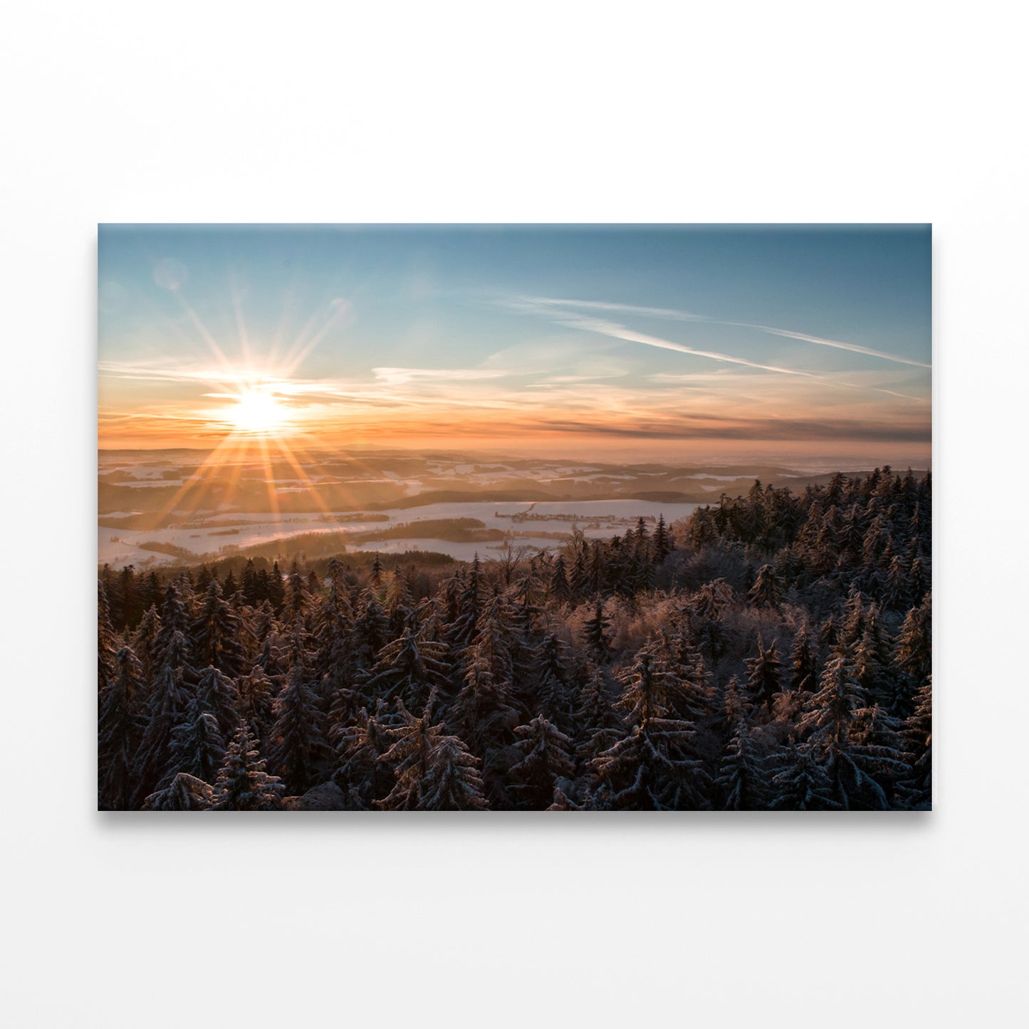 Rocky Mountains in Canmore Wall Art Decor 100% Australian Made