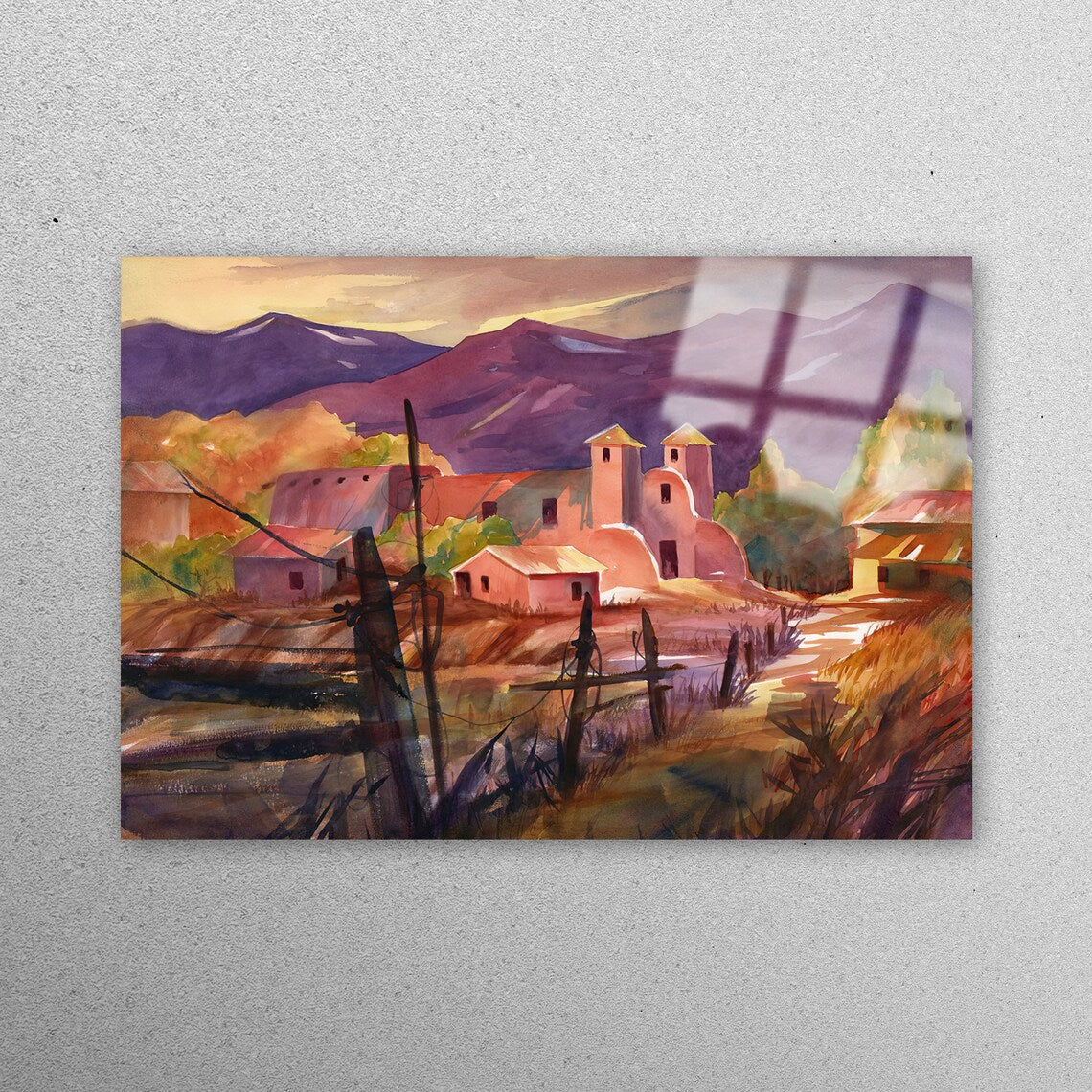 The Village - Acrylic Print Wall Art buy Decor