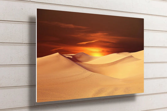 Namib Desert Sunset UV Direct Aluminum Print Australian Made Quality