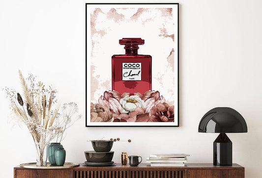 Flower Red Perfume Design Home Decor Premium Quality Poster Print Choose Your Sizes