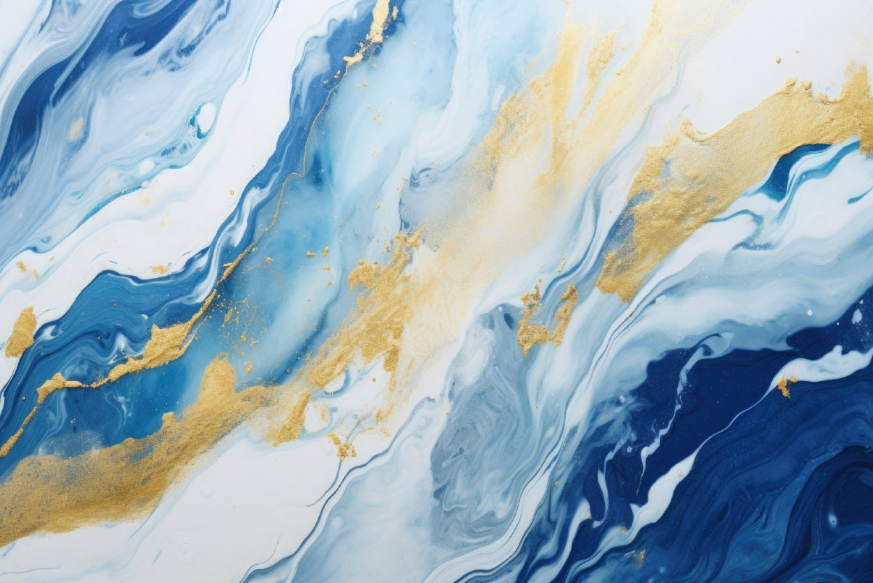 Abstract Marble Oil Paint Home Decor Premium Quality Poster Print Choose Your Sizes - Bella Home Decor