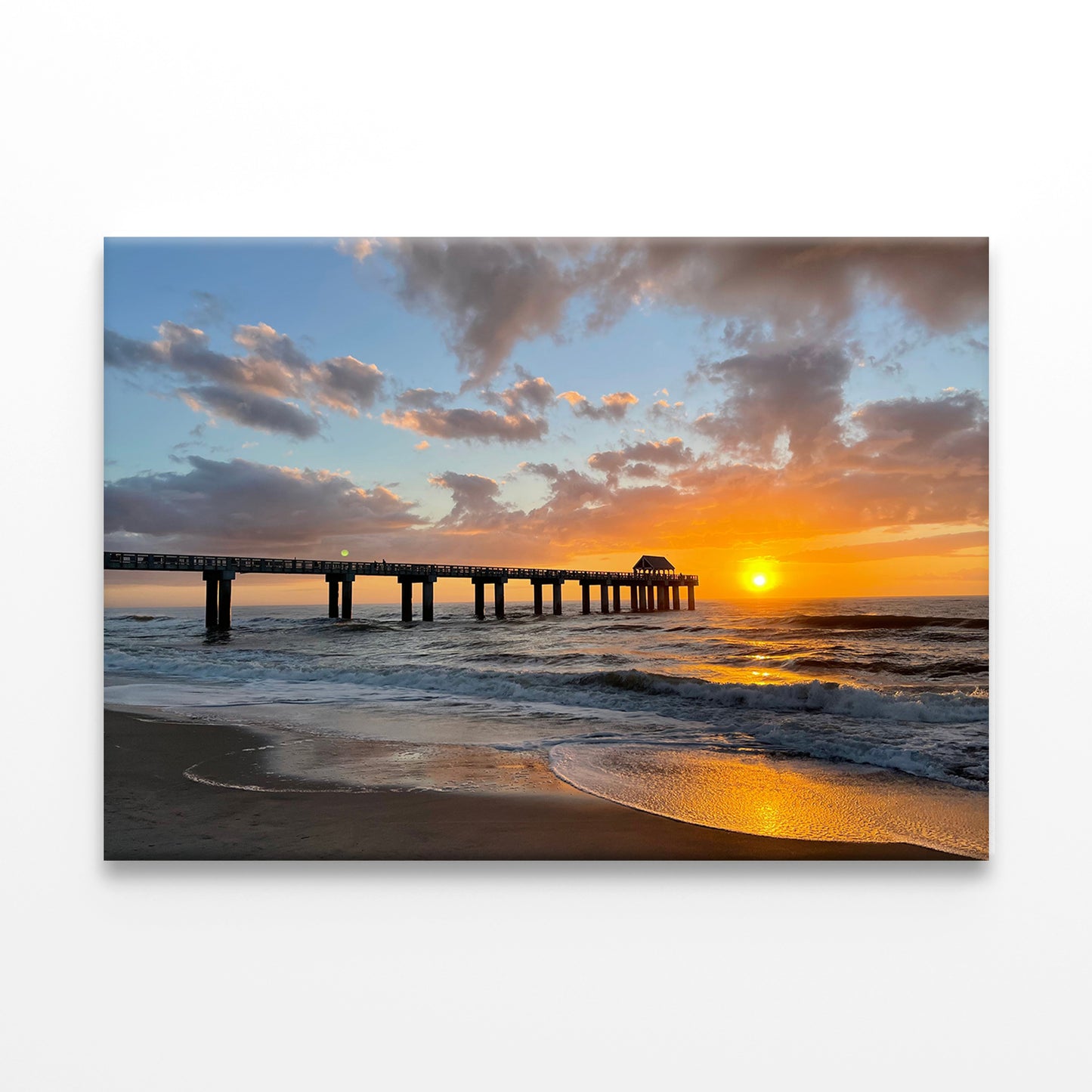 Sunrise at Surfside Beach Wall Art Decor 100% Australian Made