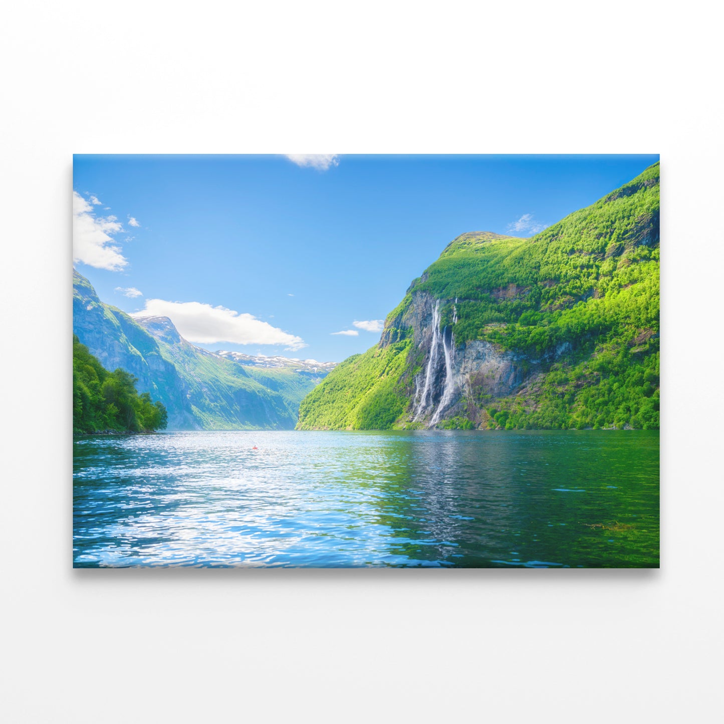 Seven Sisters Waterfall Geiranger Wall Art Decor 100% Australian Made