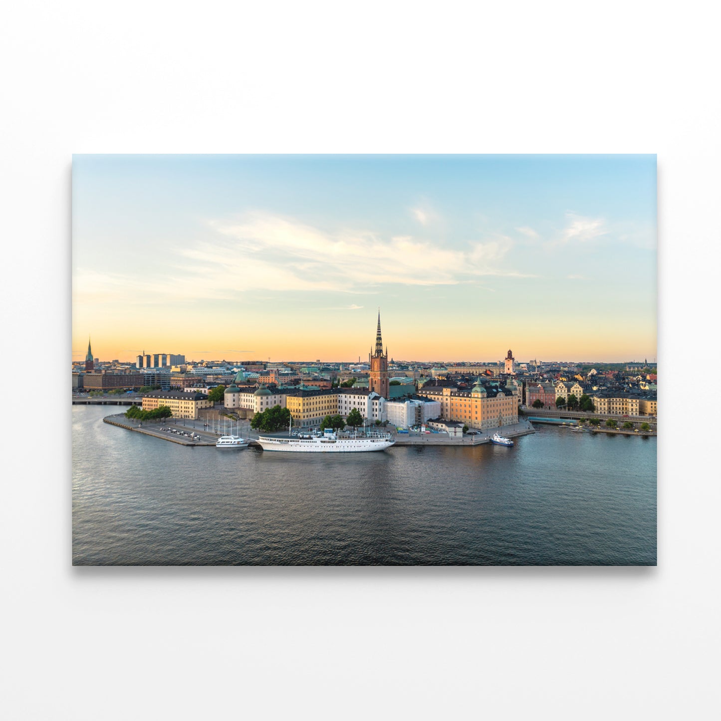 Gamla Stan in Stockholm at Sunset Wall Art Decor 100% Australian Made