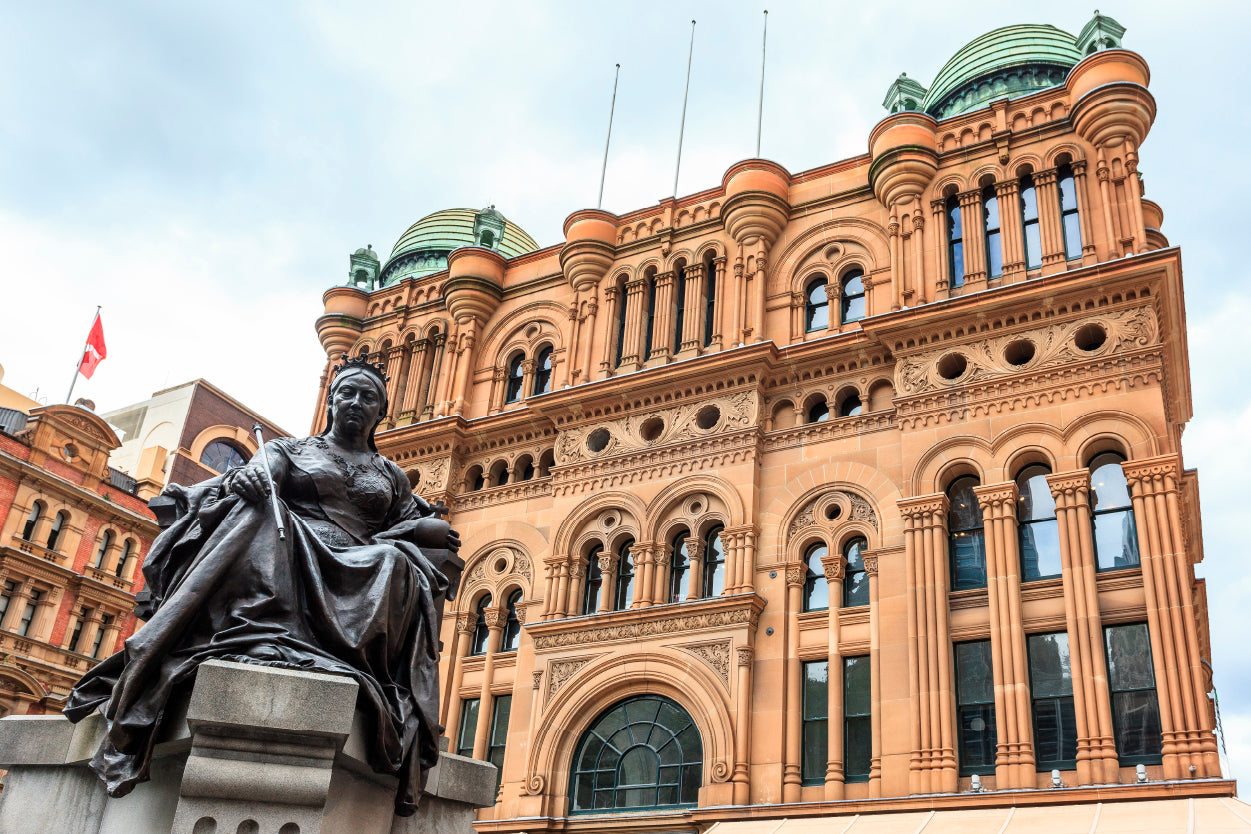 Queen Victoria Statue Gallery Entrance Sydney Australia Wall Art Decor 100% Australian Made