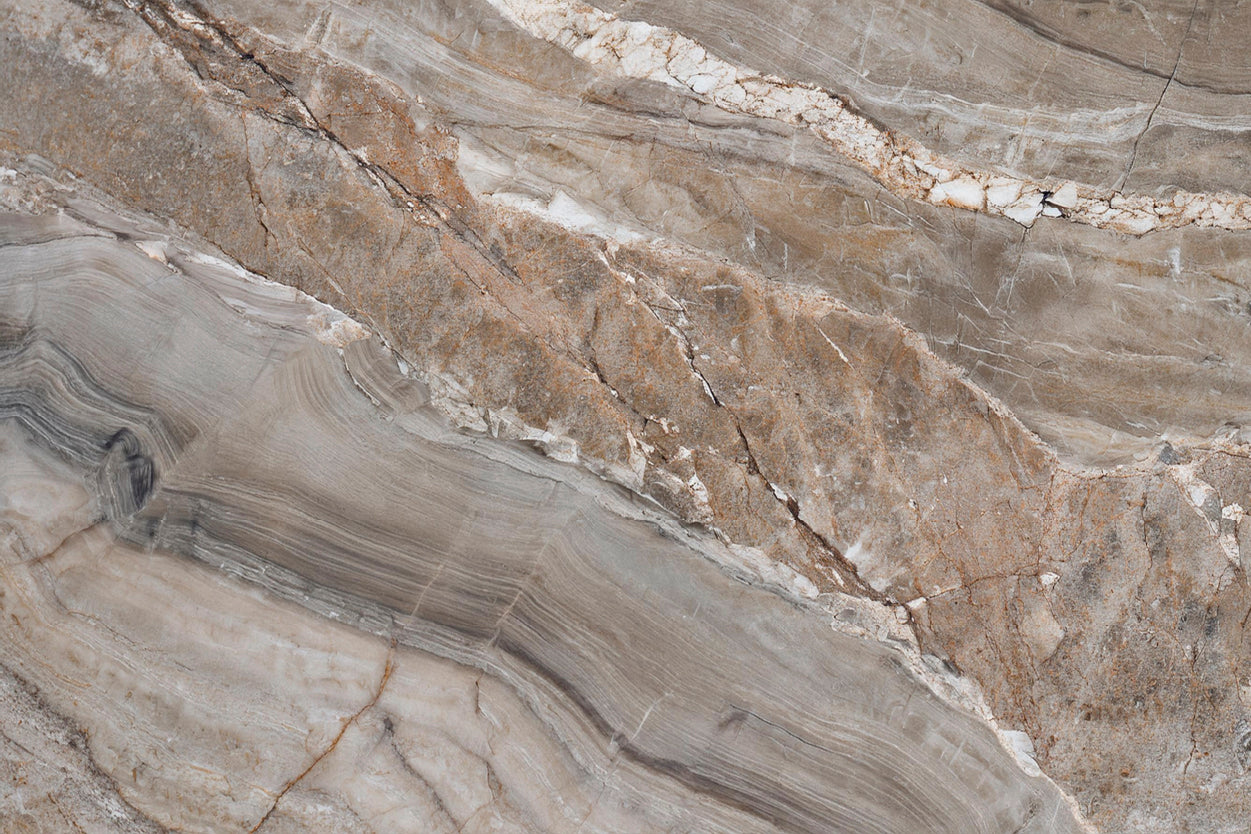 Grey Brown Marble Texture Patterns Wall Art Decor 100% Australian Made