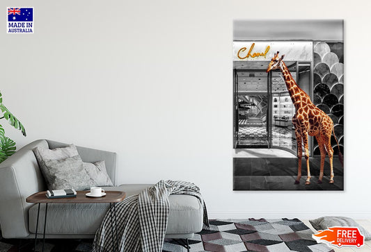 Store With Giraffe Print 100% Australian Made