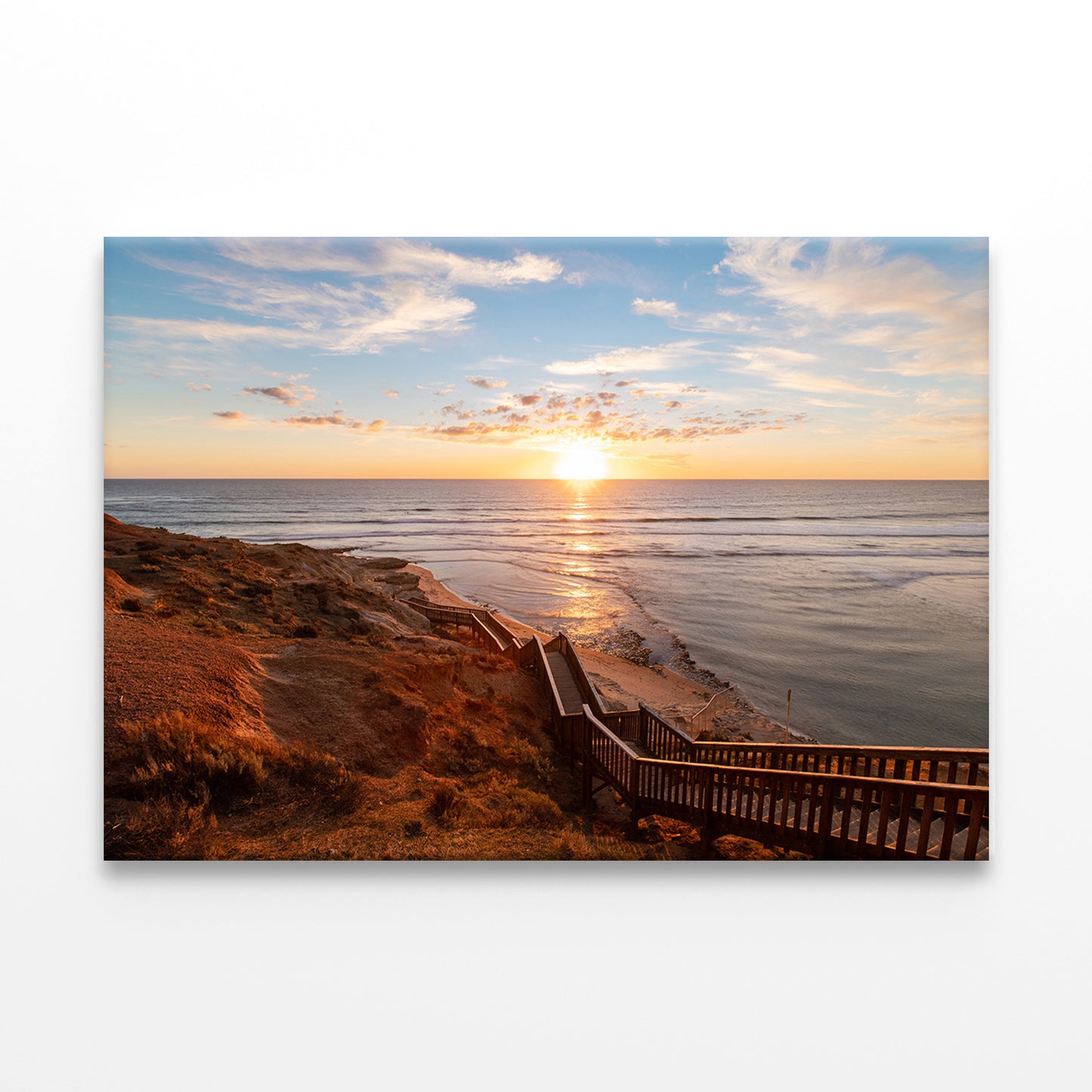Sunset at Port Noarlunga Wall Art Decor 100% Australian Made