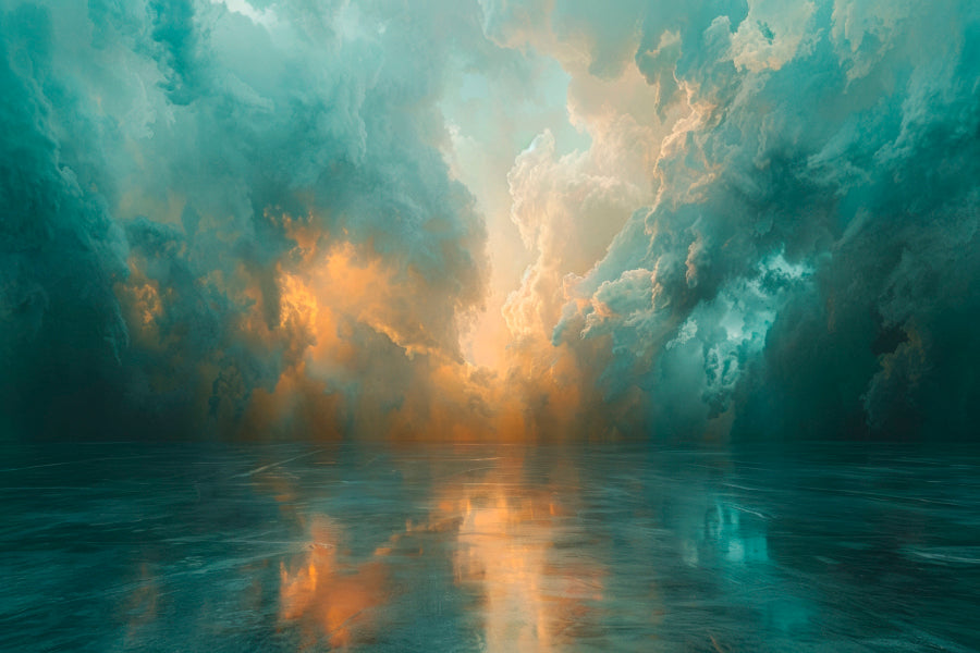 Severe Thunderstorm with Dark Ominous Clouds Acrylic Glass Print Tempered Glass Wall Art 100% Made in Australia Ready to Hang - Bella Home Decor