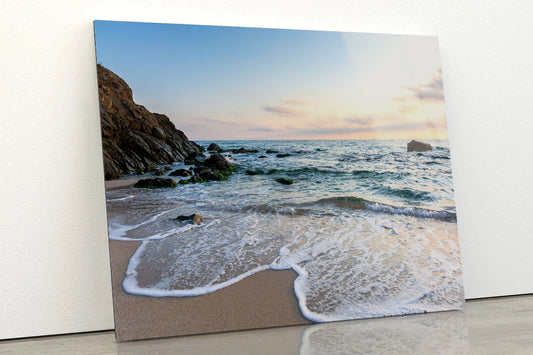 Sunrise on the Beach Acrylic Glass Print Tempered Glass Wall Art 100% Made in Australia Ready to Hang
