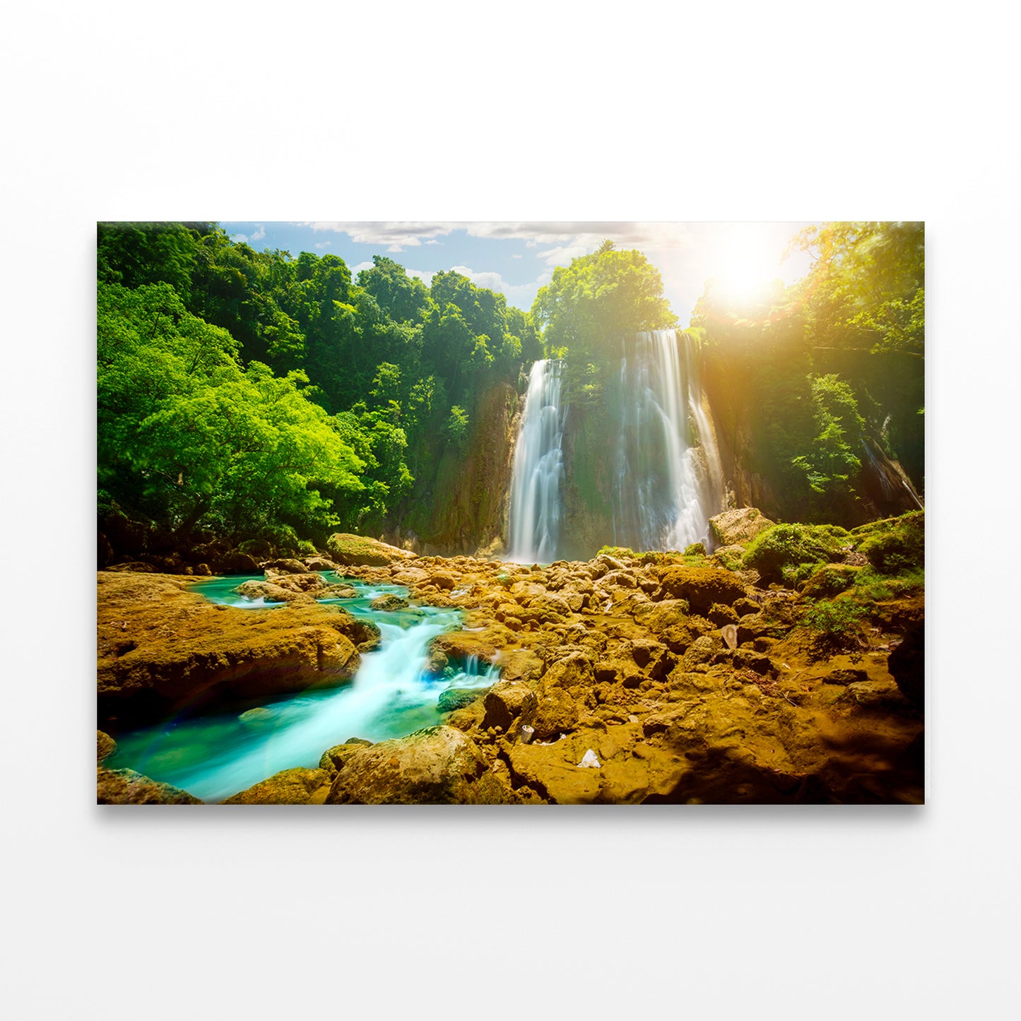 Cikaso Waterfall in West Java Wall Art Decor 100% Australian Made