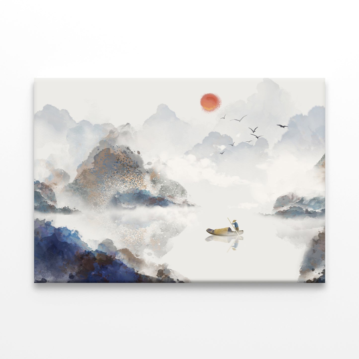 Chinese Spring Landscape Painting Wall Art Decor 100% Australian Made