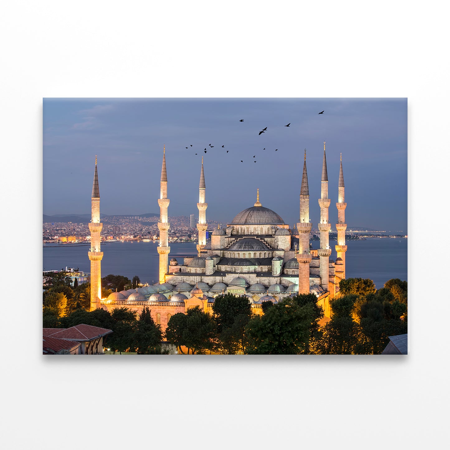 Blue Mosque and Hagia Sophia Wall Art Decor 100% Australian Made
