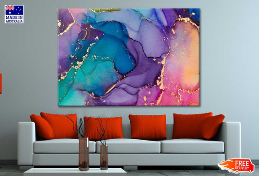 Mixture Of Colors Abstract Print 100% Australian Made