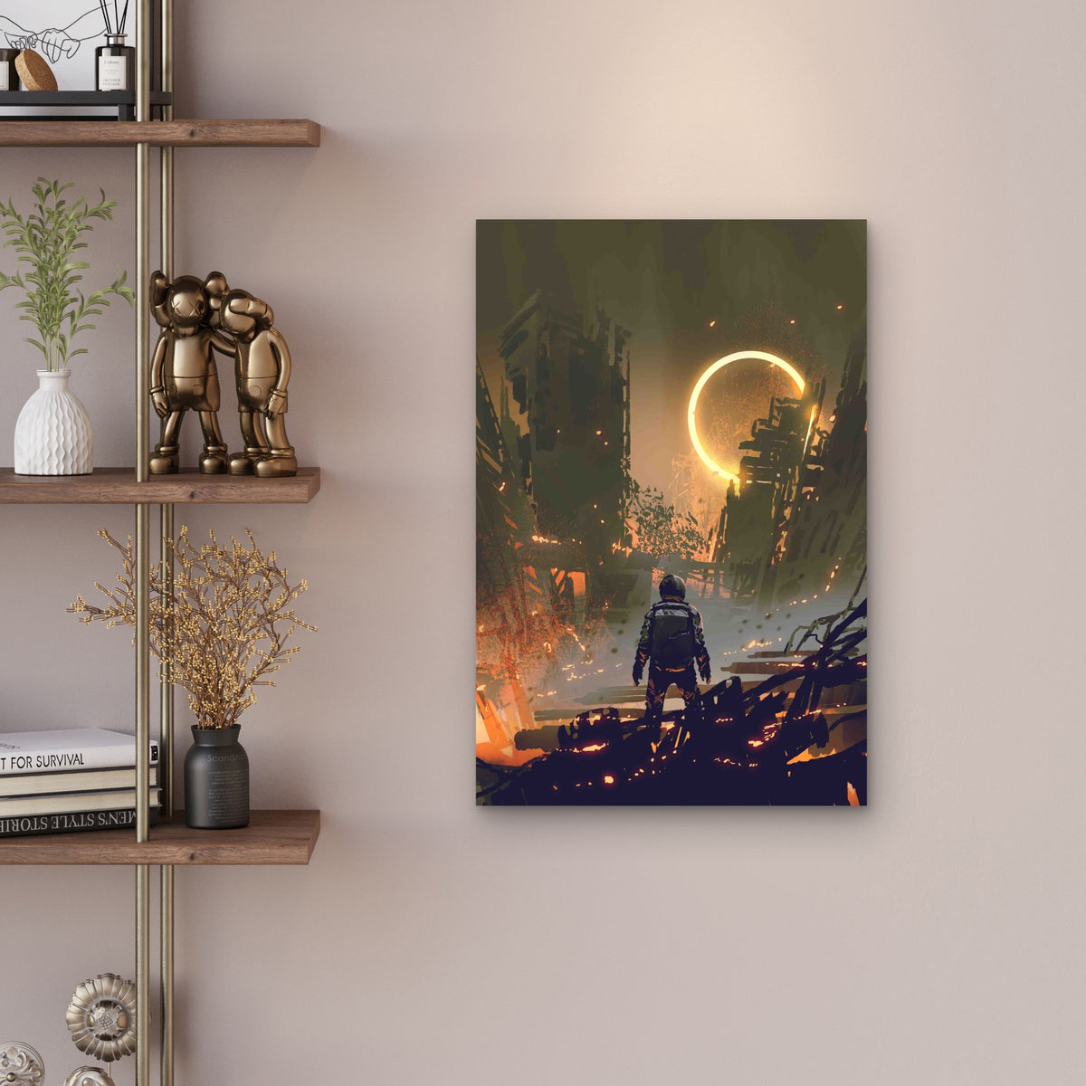 Sun Of The Destruction Metal Print Ready to Hang