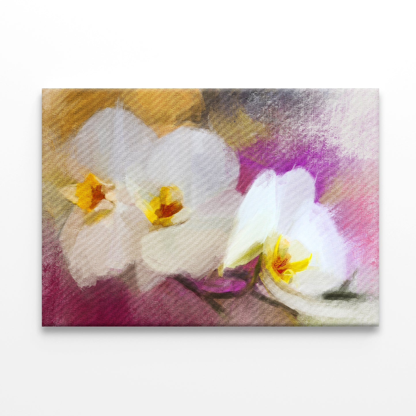 Impressionist Orchids Modern Art Wall Art Decor 100% Australian Made