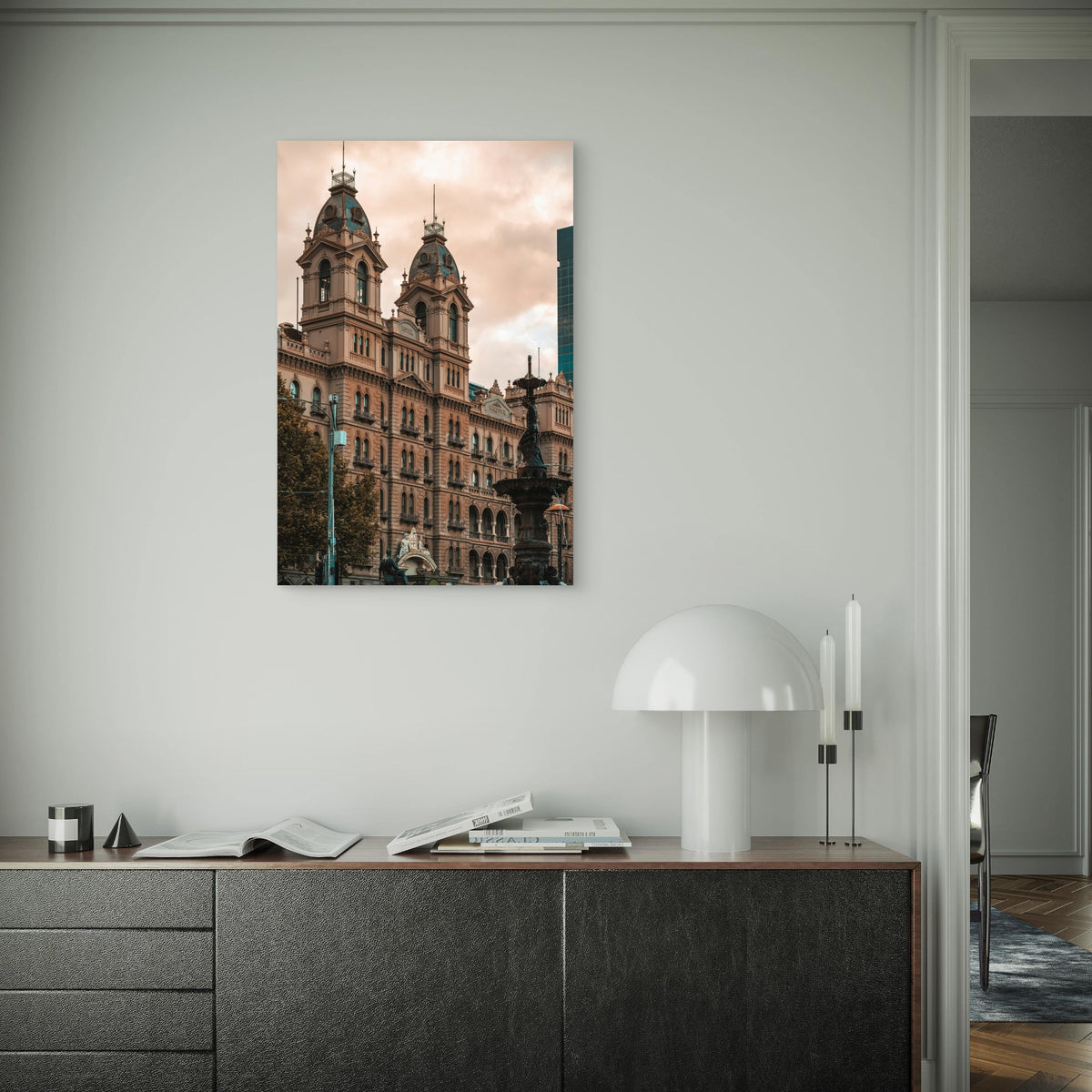 The Hotel Windsor In Melbourne Australia 40x60cm Metal Print Ready to Hang