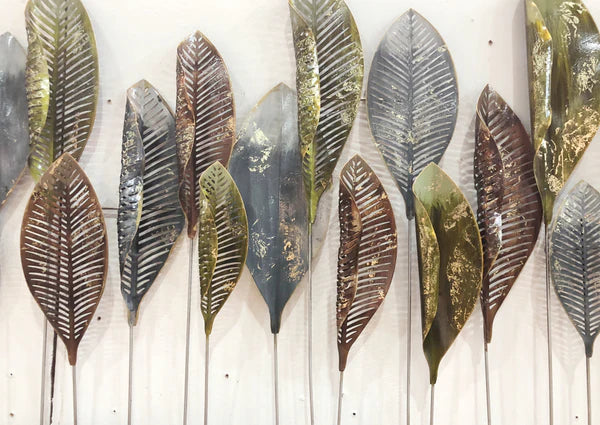 Leaves Abstract Design 90x60cm Print 100% Australian Made - Bella Home Decor