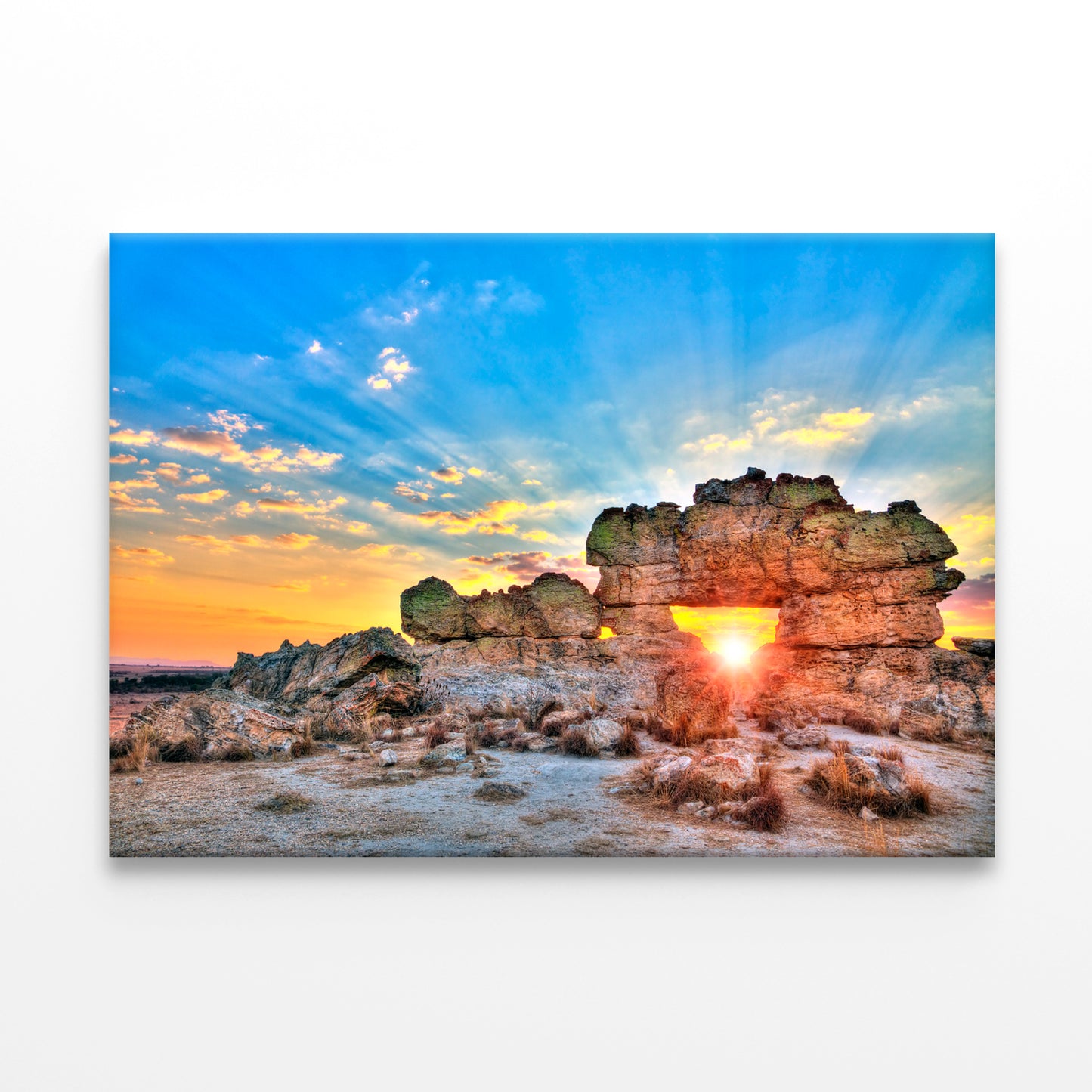 Sunset at La Fenetre, Isalo Wall Art Decor 100% Australian Made