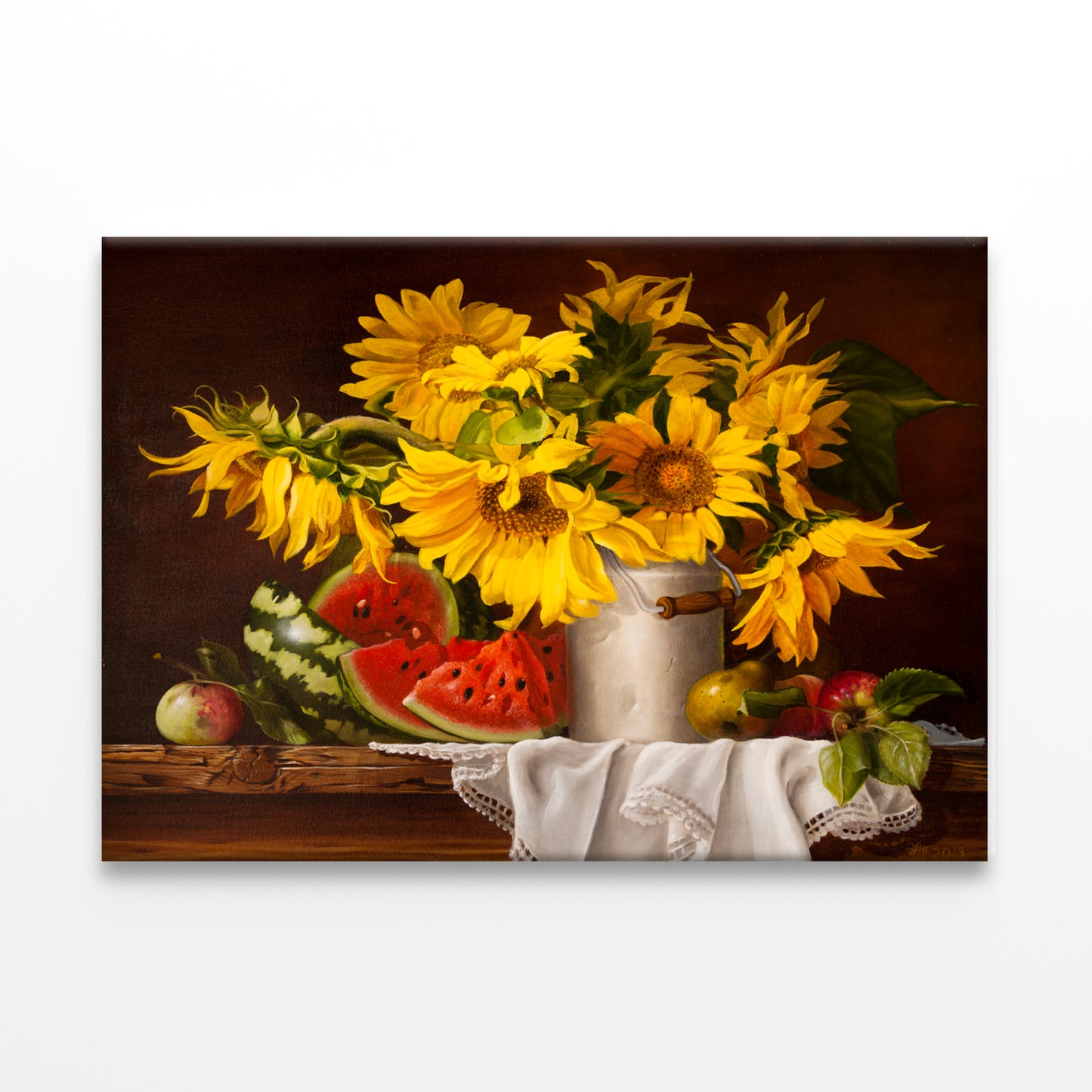 Sunflowers and Watermelon Wall Art Decor 100% Australian Made