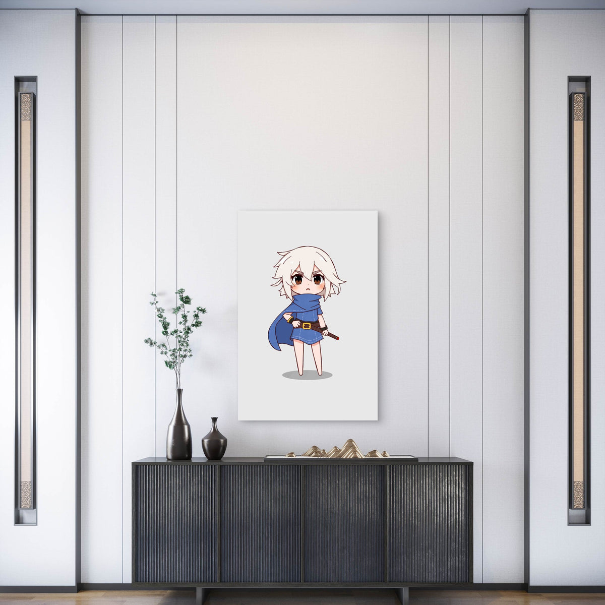Corrin from the Fire Emblem Metal Print Ready to Hang