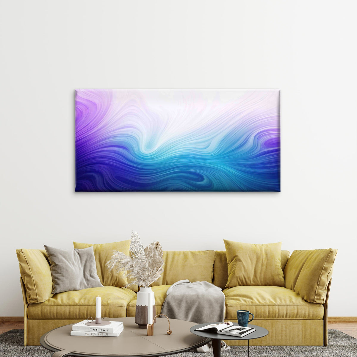 Abstract Graphic Element Wall Art Canvas Office Home Room Framed 120x60cm
