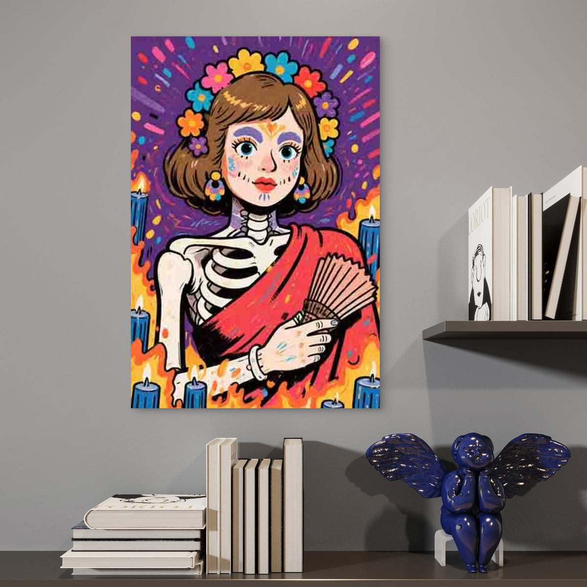 Sugar - Skull People Metal Print Ready to Hang