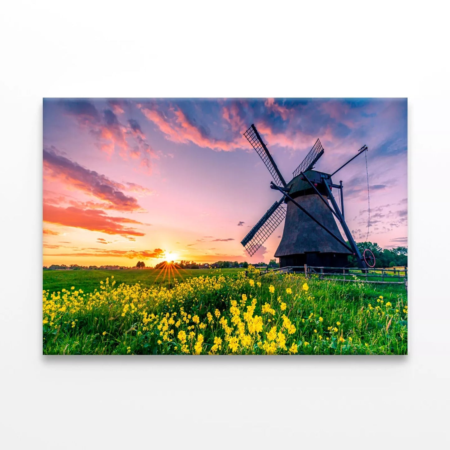 Water Scoop Mill In East Friesland Wall Art Decor 100% Australian Made