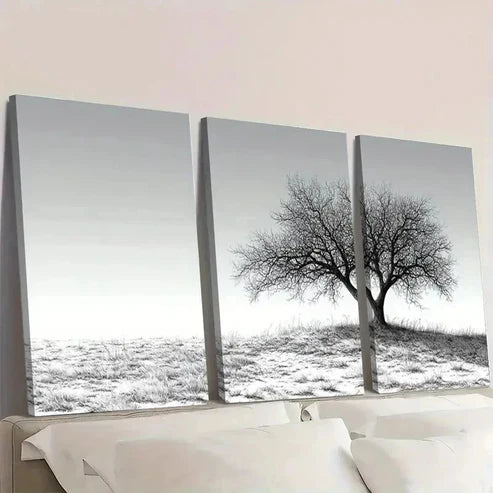 3pcs Sketch Shepherd Tree Drawing DI Wall Art Set Canvas Unframed - High Quality Print 100% Australian Made Wall Canvas