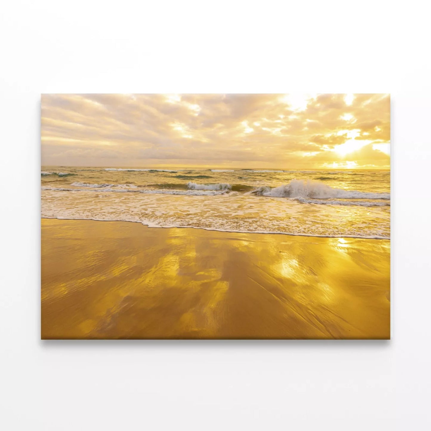 Sandy Shores Of Lydgate Beach Wall Art Decor 100% Australian Made