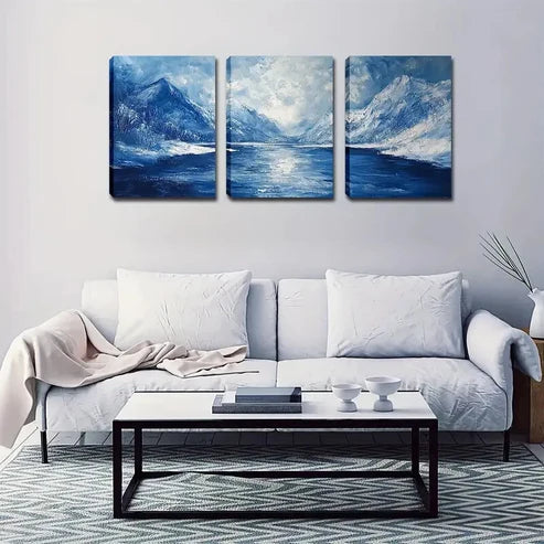 3pcs Serene Forest Pathway Wall Art Set Canvas Framed 60x90cm - High Quality Print 100% Australian Made Wall Canvas Ready to Hang