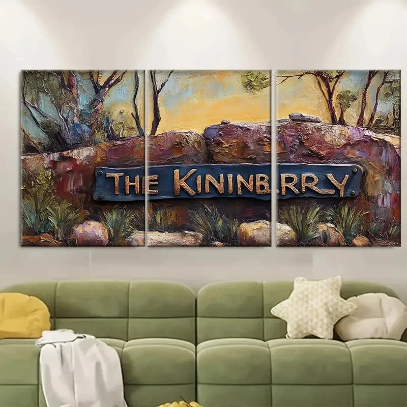 3pcs The Kimberley Travel Australia Print Metal Print Ready to Hang Art