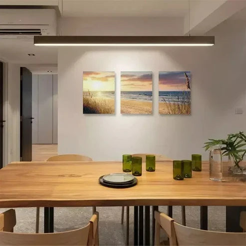 3pcs Sunset Canvas Framed 60x90cm - High Quality Print 100% Australian Made Wall Canvas Ready to Hang