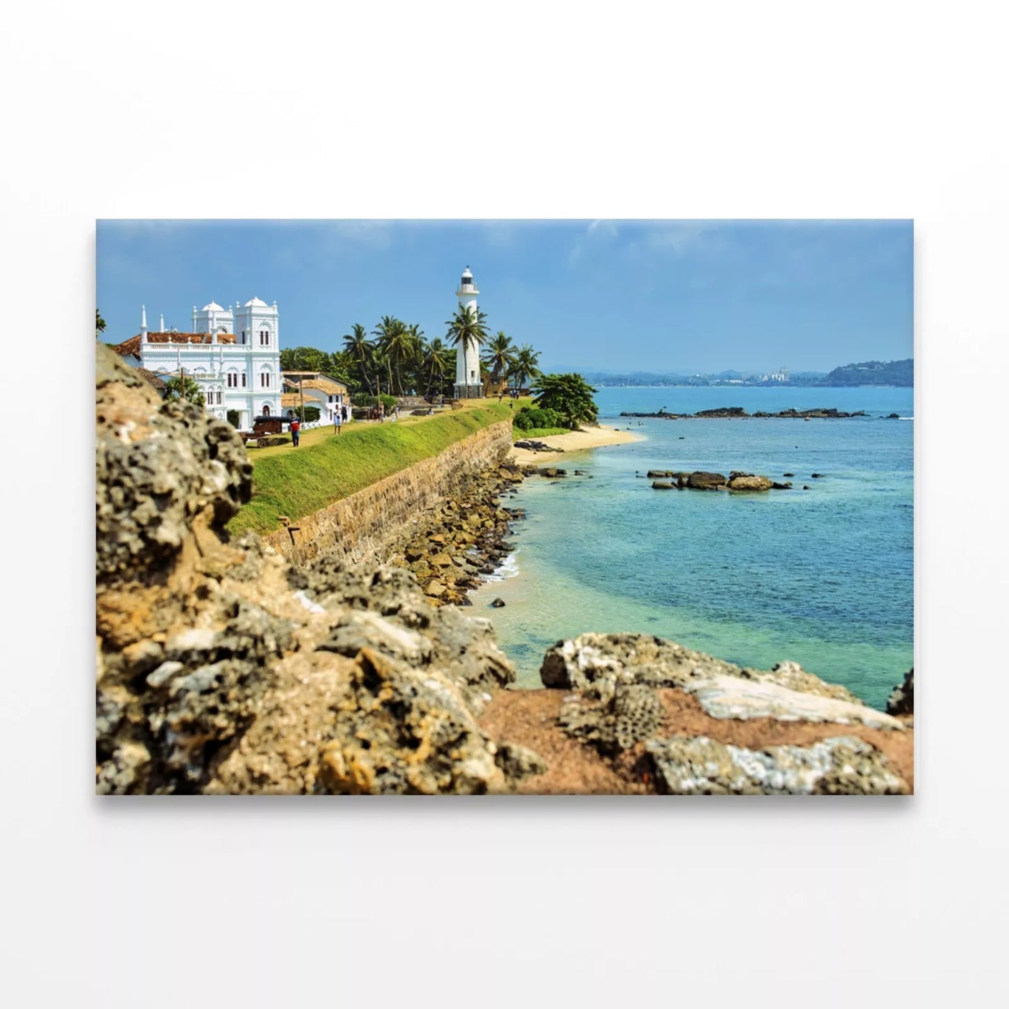 Lighthouse In Galle, Sri Lanka Wall Art Decor 100% Australian Made