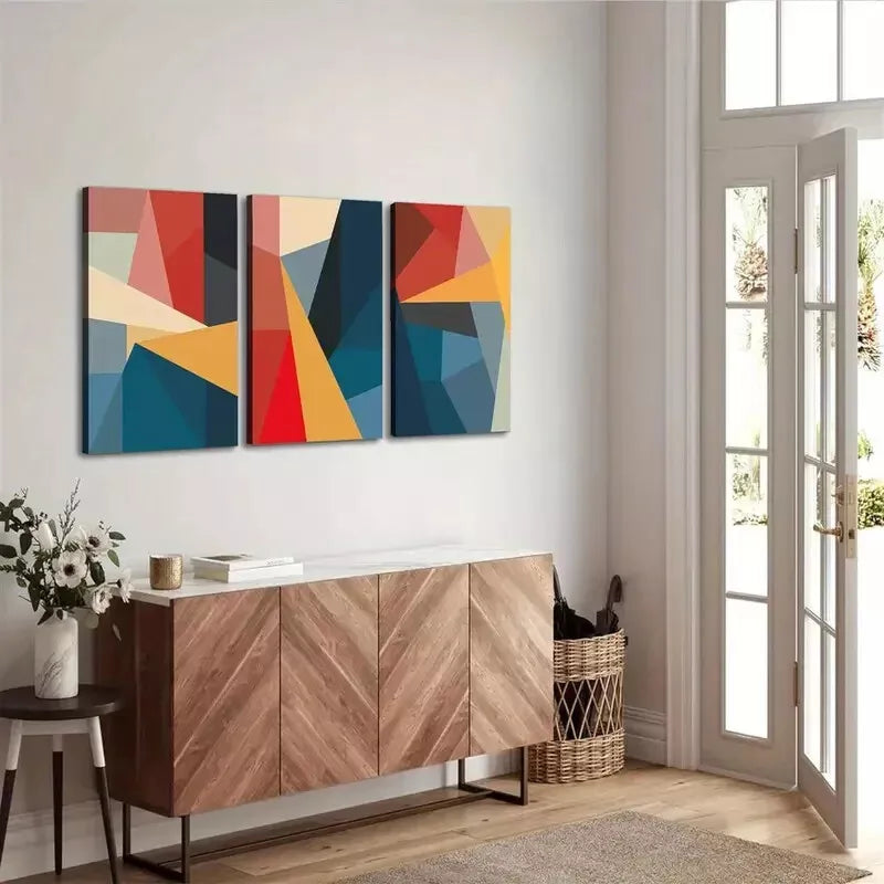 3pcs Modern Abstract Art Canvas Framed 40x60cm - High Quality Print 100% Australian Made Wall Canvas Ready to Hang
